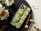 Pastel Meadow Daisies – Vintage Striped Floral Case