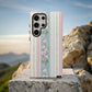 Rose Lace Reverie – Shabby Chic Floral Stripe Case