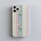 Rose Lace Reverie – Shabby Chic Floral Stripe Case