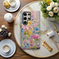 Pastel Bloom Dream – Whimsical Rainbow Garden Case