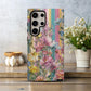 Radiant Petal Parade – Bold & Beautiful Rainbow Floral Case