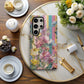 Radiant Petal Parade – Bold & Beautiful Rainbow Floral Case