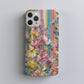 Radiant Petal Parade – Bold & Beautiful Rainbow Floral Case