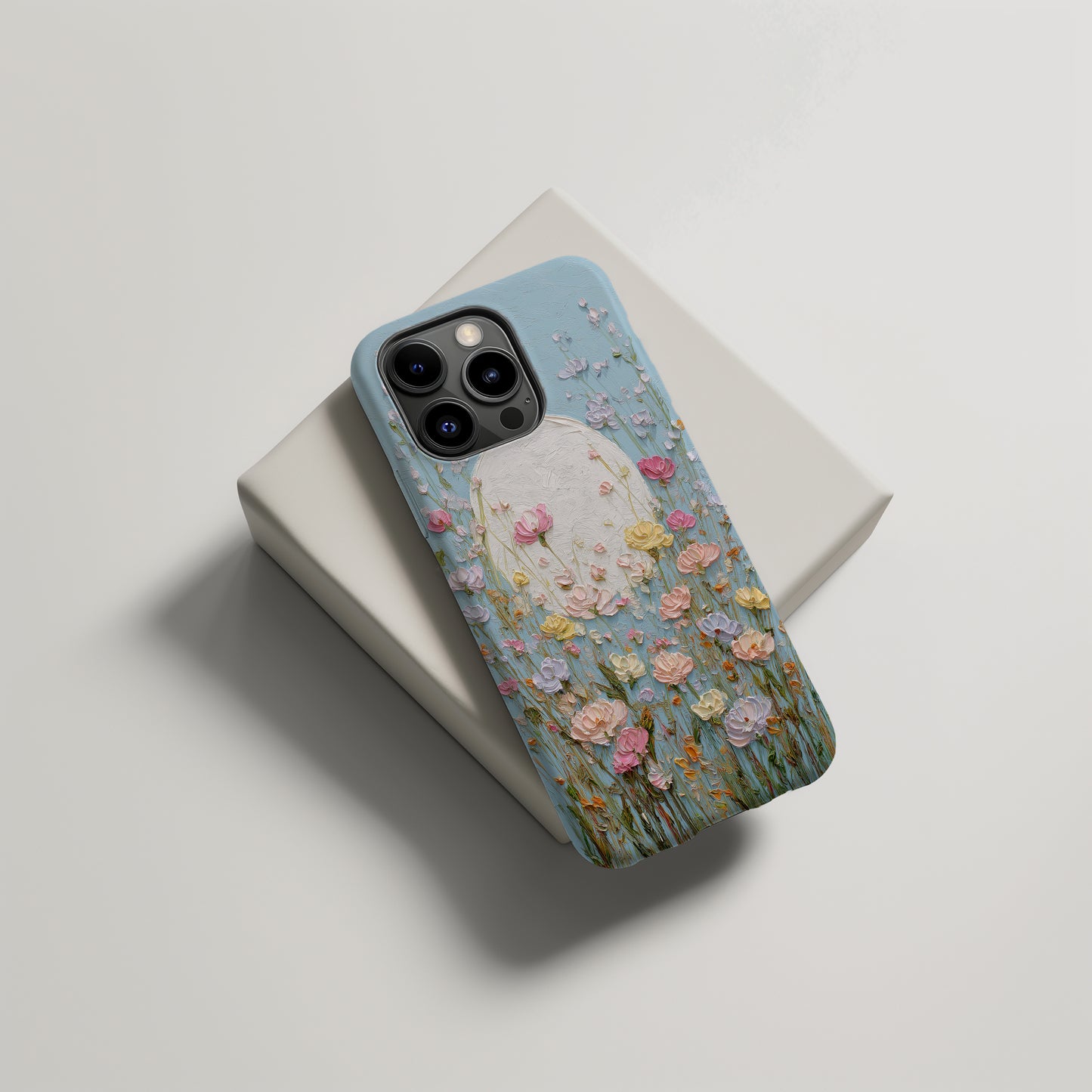 Luna Bloom – Serene Pastel Wildflower Case