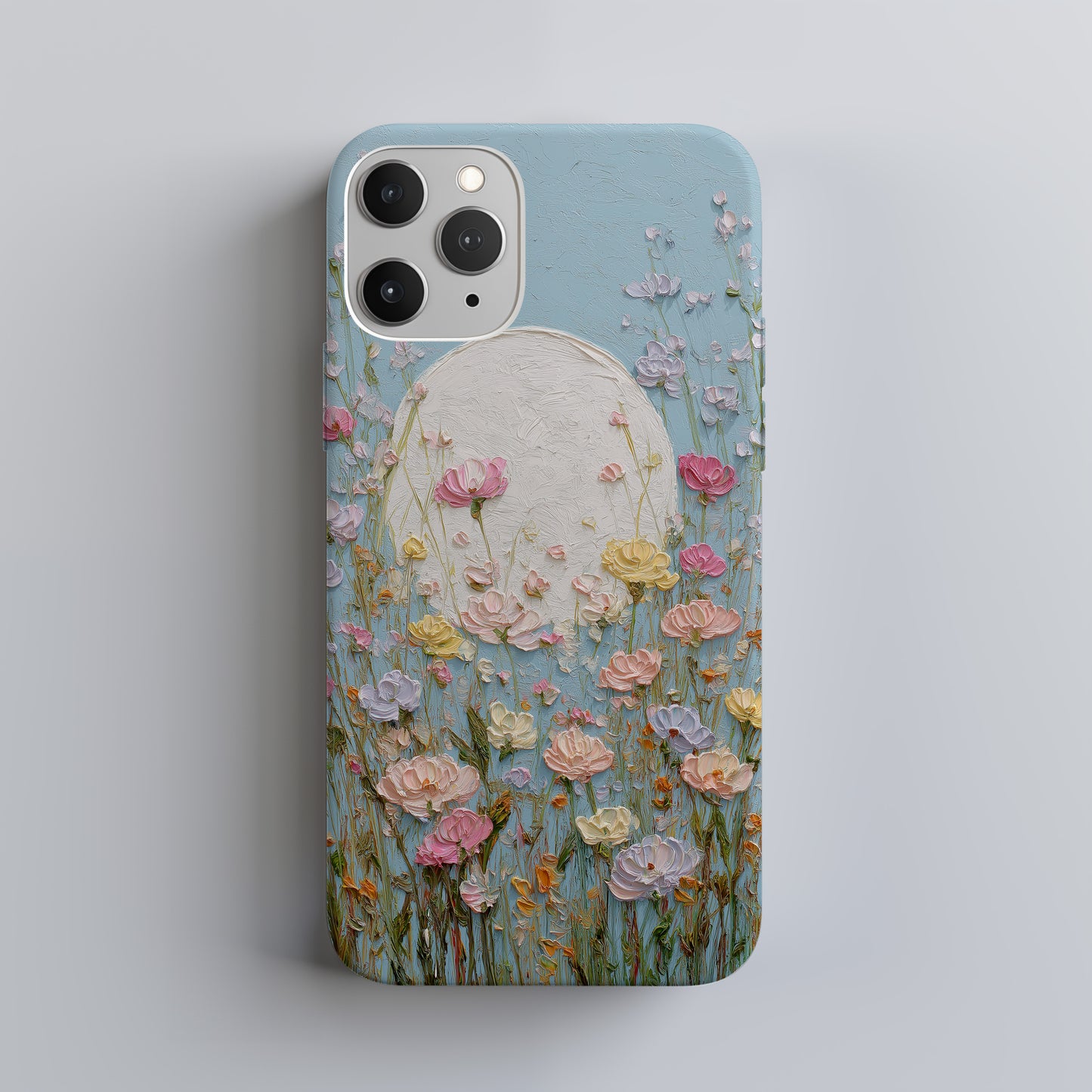 Luna Bloom – Serene Pastel Wildflower Case