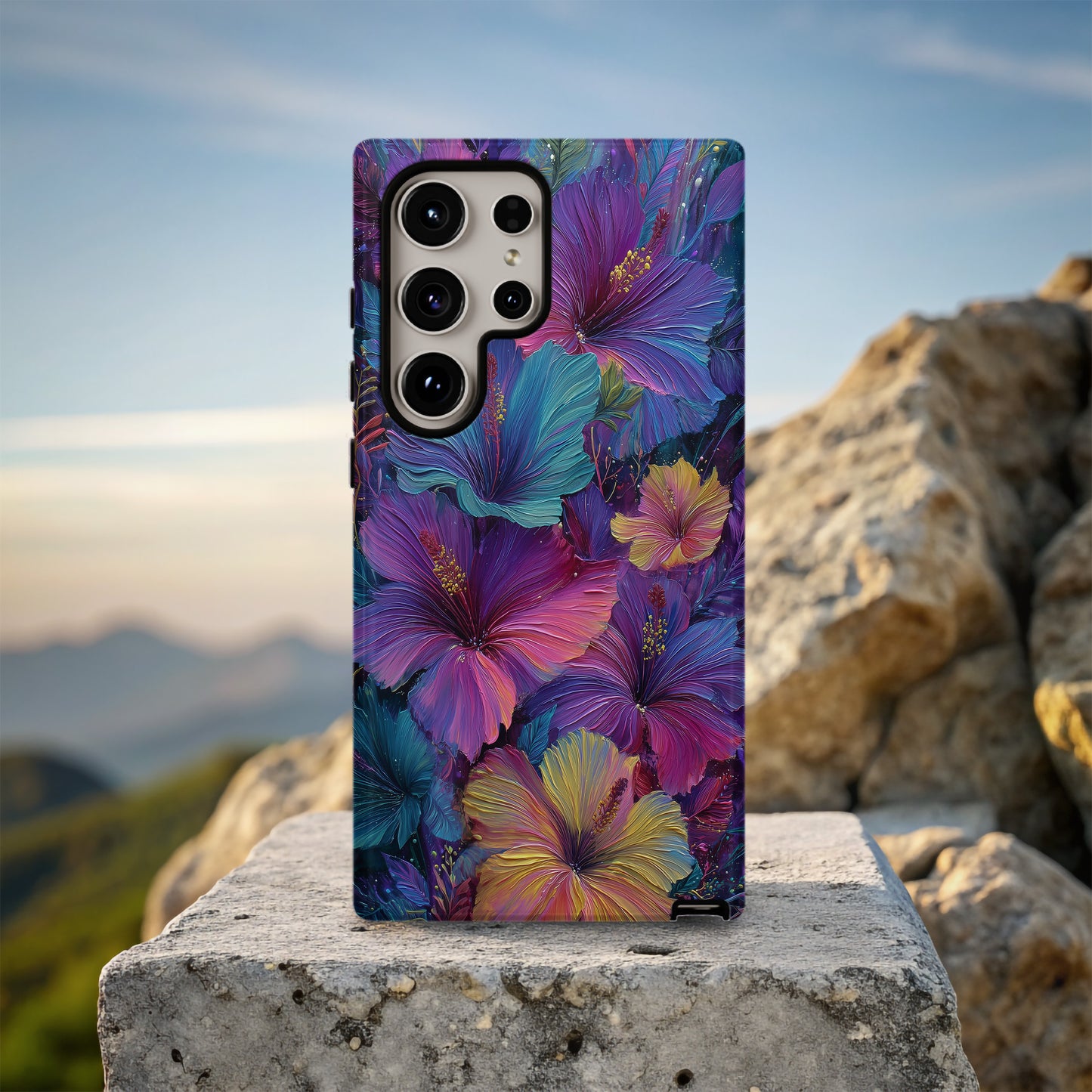 Electric Tropics – Vivid Jungle Bloom Phone Case