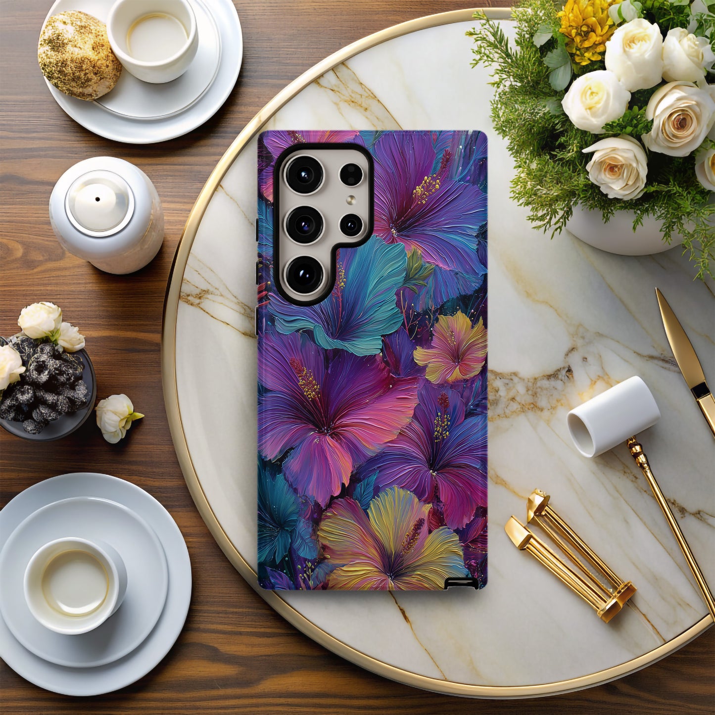 Electric Tropics – Vivid Jungle Bloom Phone Case