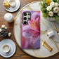 Dew Kissed Elegance – Macro Pink Lily Bloom Phone Case
