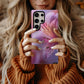 Dew Kissed Elegance – Macro Pink Lily Bloom Phone Case