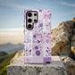 Lavender Lace Patchwork Floral Phone Case
