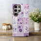 Lavender Lace Patchwork Floral Phone Case
