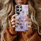Lavender Lace Patchwork Floral Phone Case