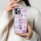 Lavender Lace Patchwork Floral Phone Case