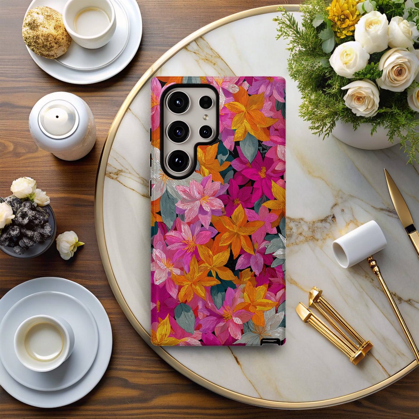 Tropic Bloom Frenzy Phone Case