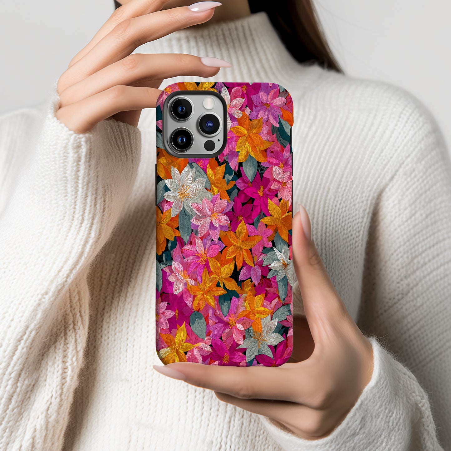 Tropic Bloom Frenzy Phone Case