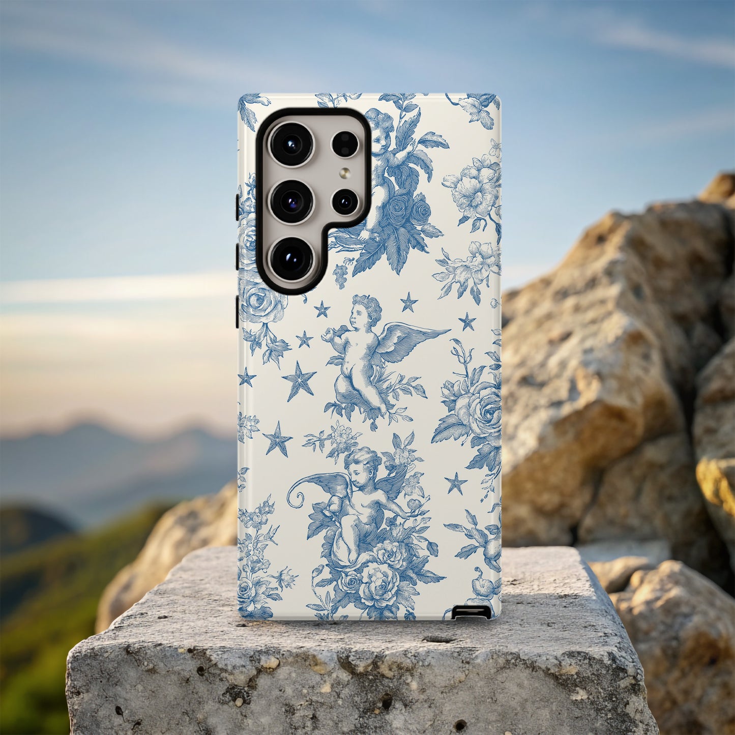 Heavenly Cherubs Toile Phone Case