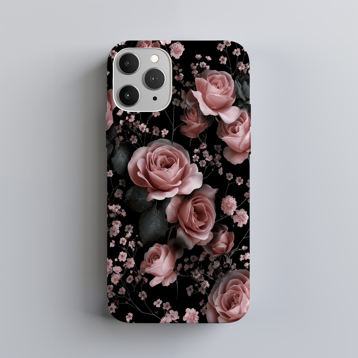 Midnight Blush Bloom Phone Case
