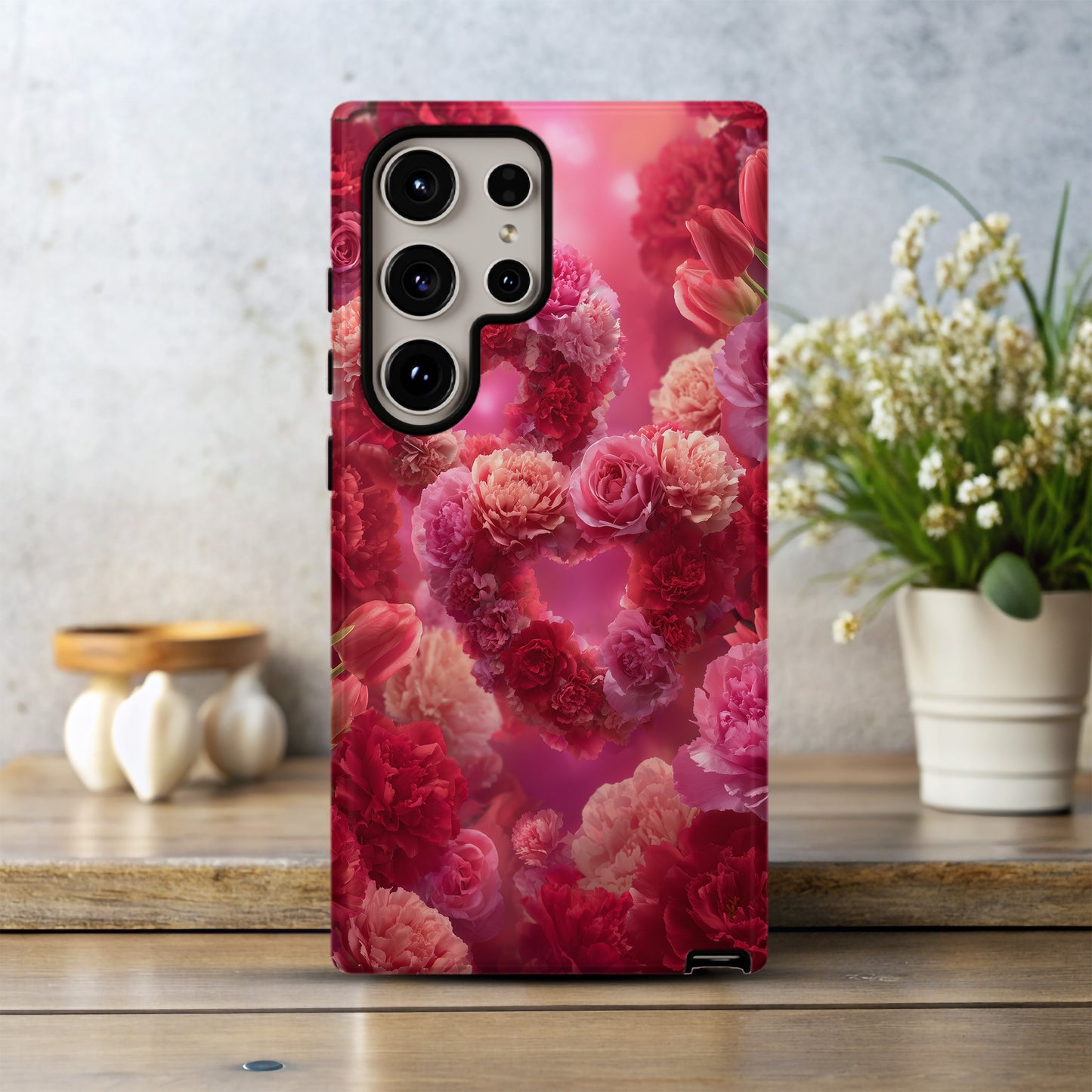 Forever in Bloom Heart Garden Phone Case