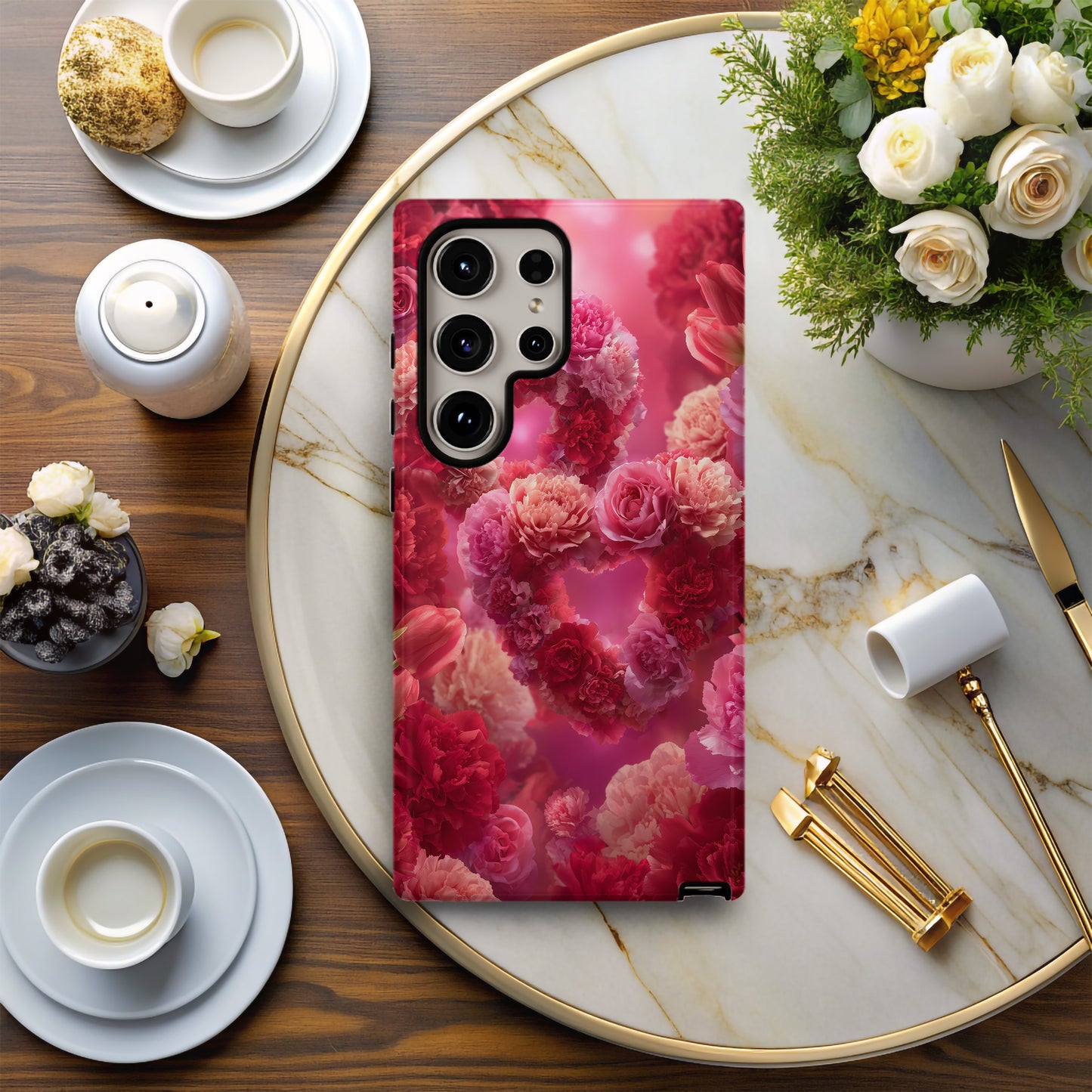 Forever in Bloom Heart Garden Phone Case