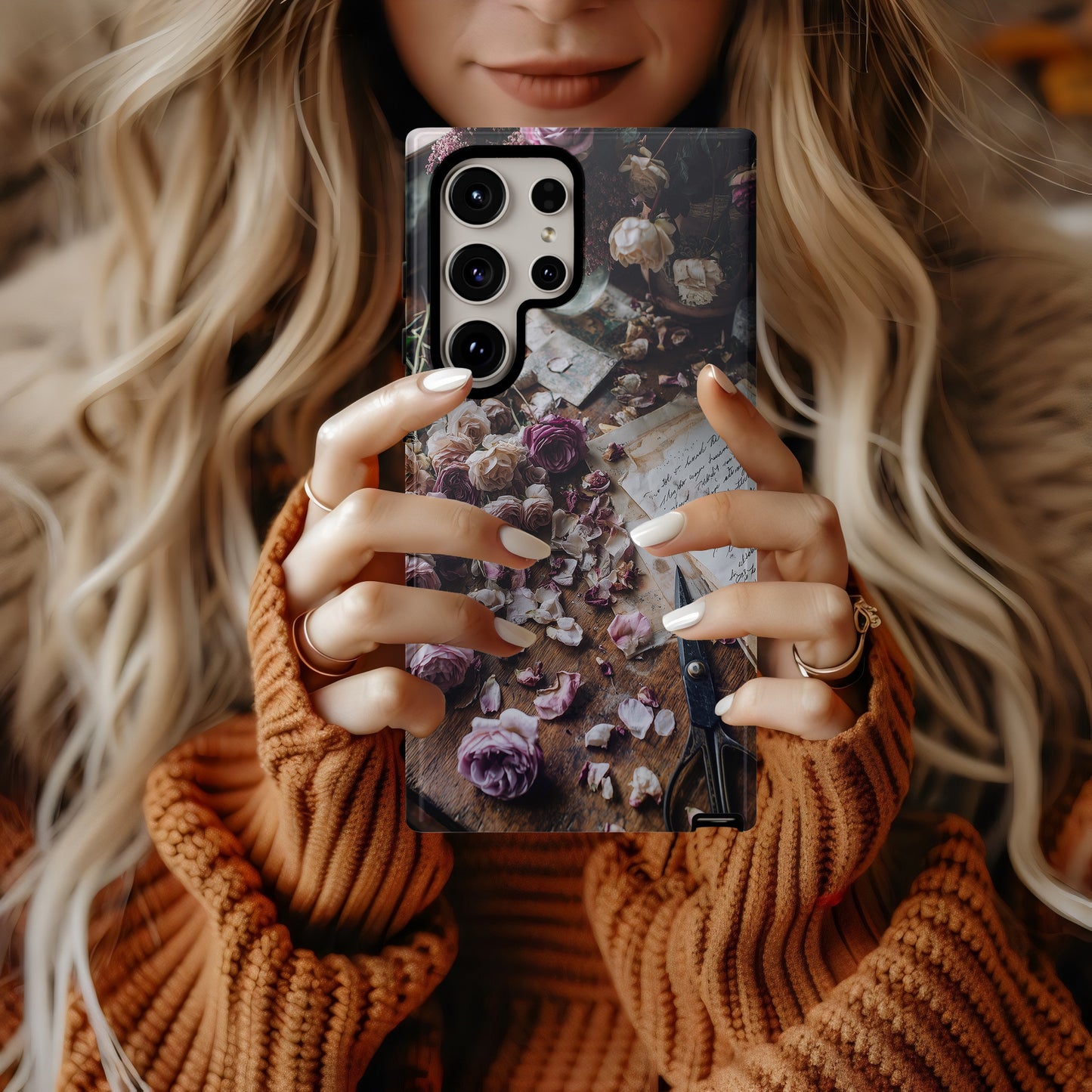 Letters & Petals Phone Case