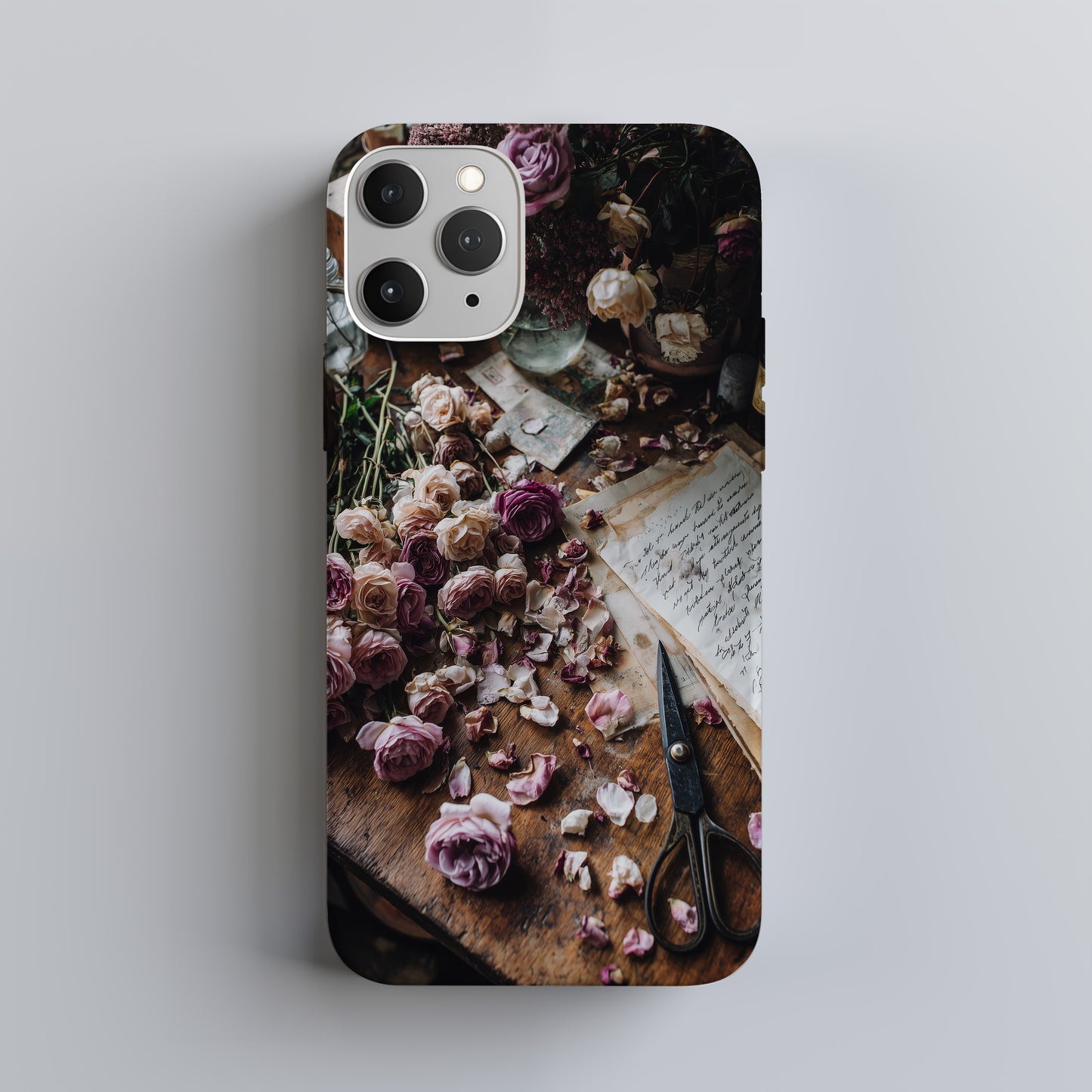 Letters & Petals Phone Case