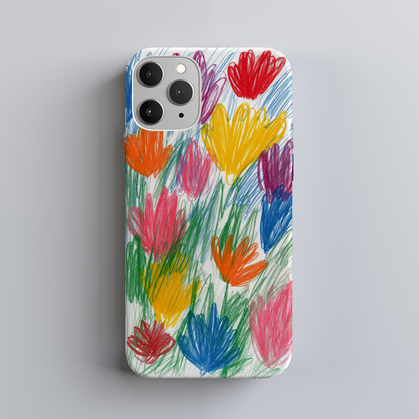 Crayon Bloom Joy Phone Case
