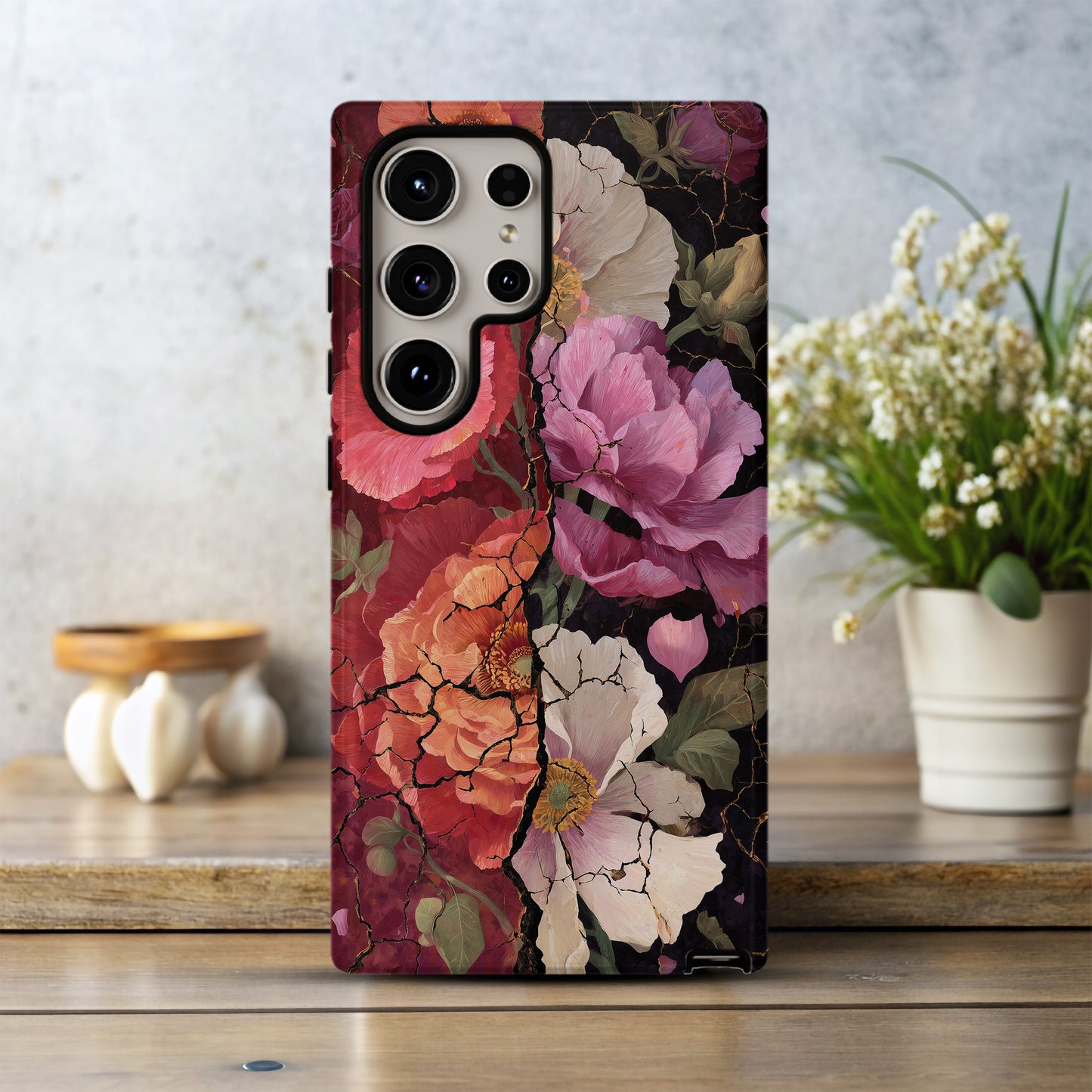 Fractured Bloom Phone Case