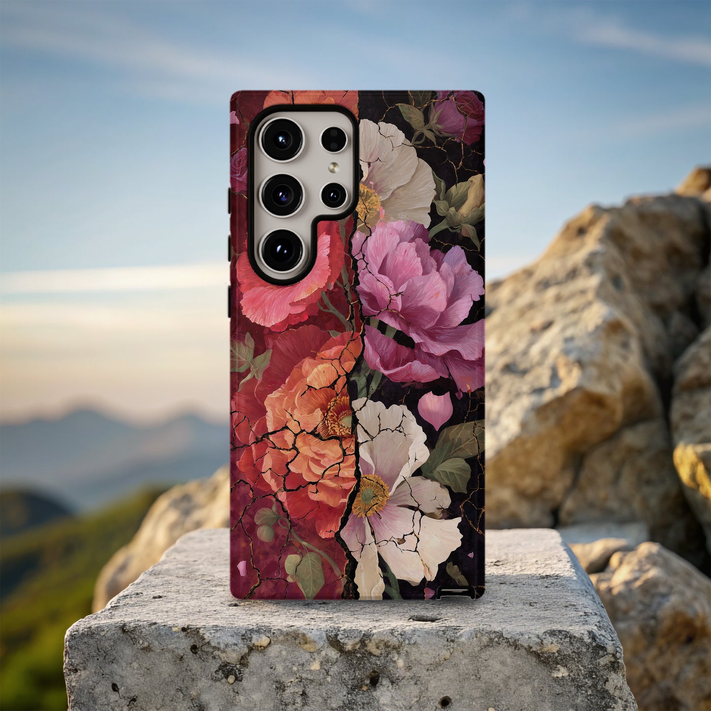 Fractured Bloom Phone Case