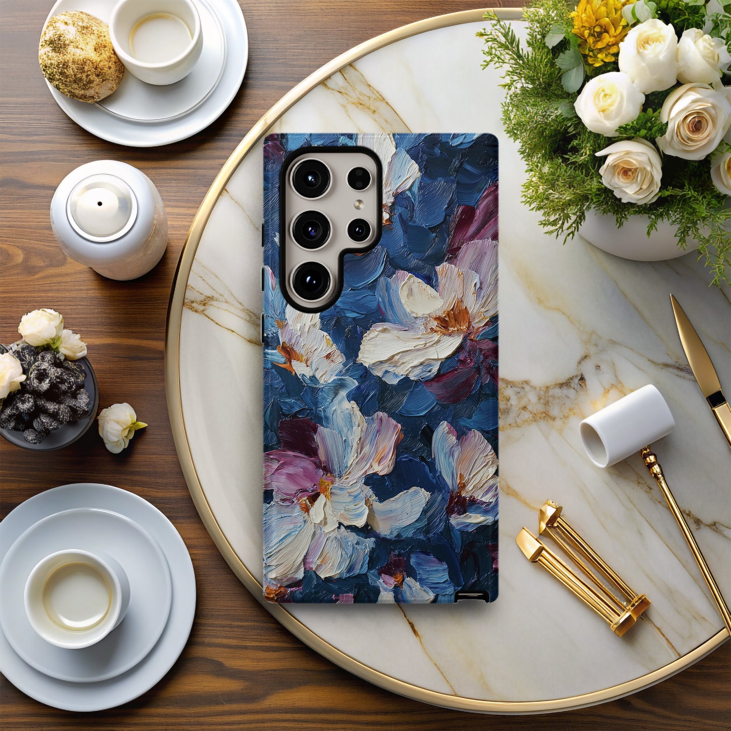 Midnight Petals Phone Case