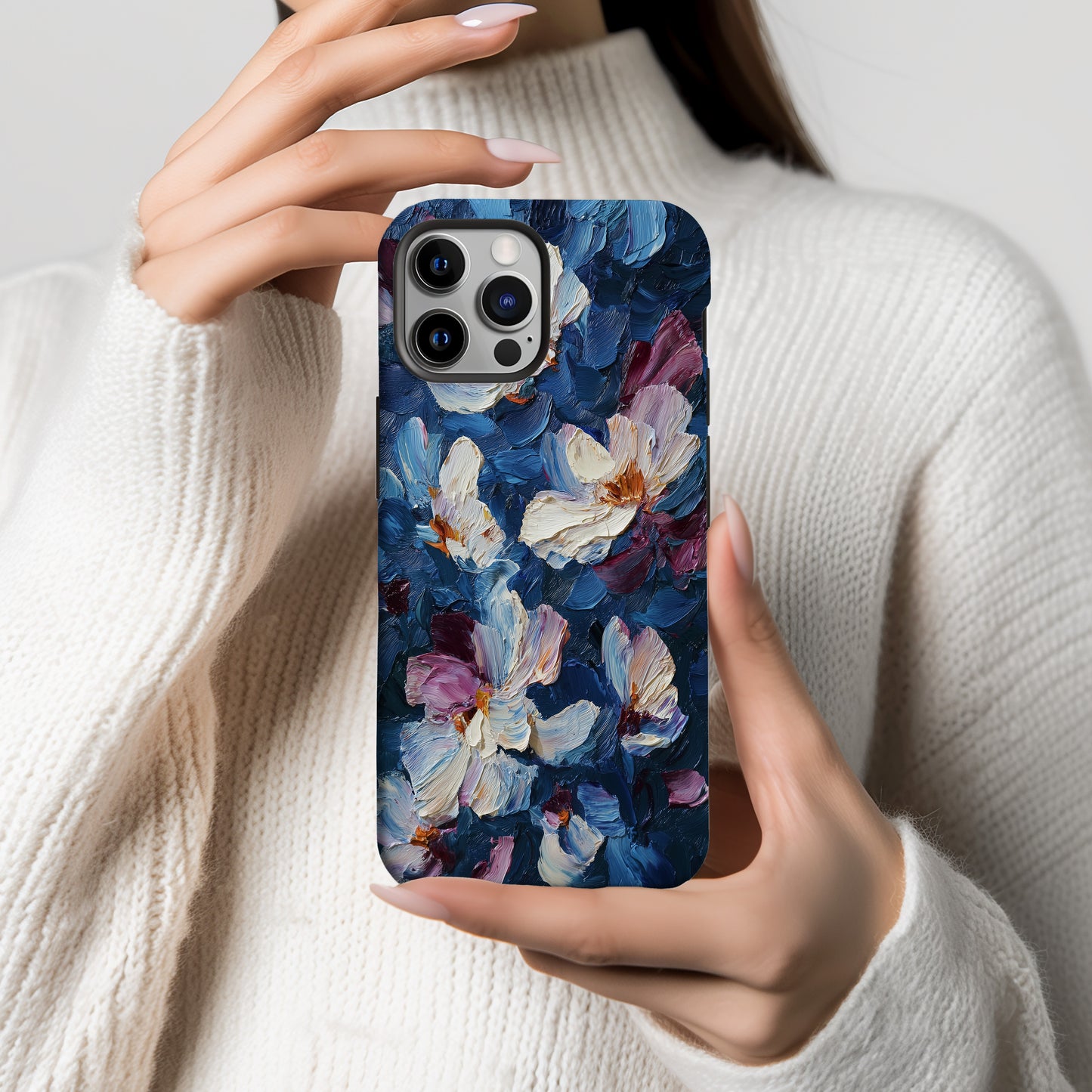 Midnight Petals Phone Case