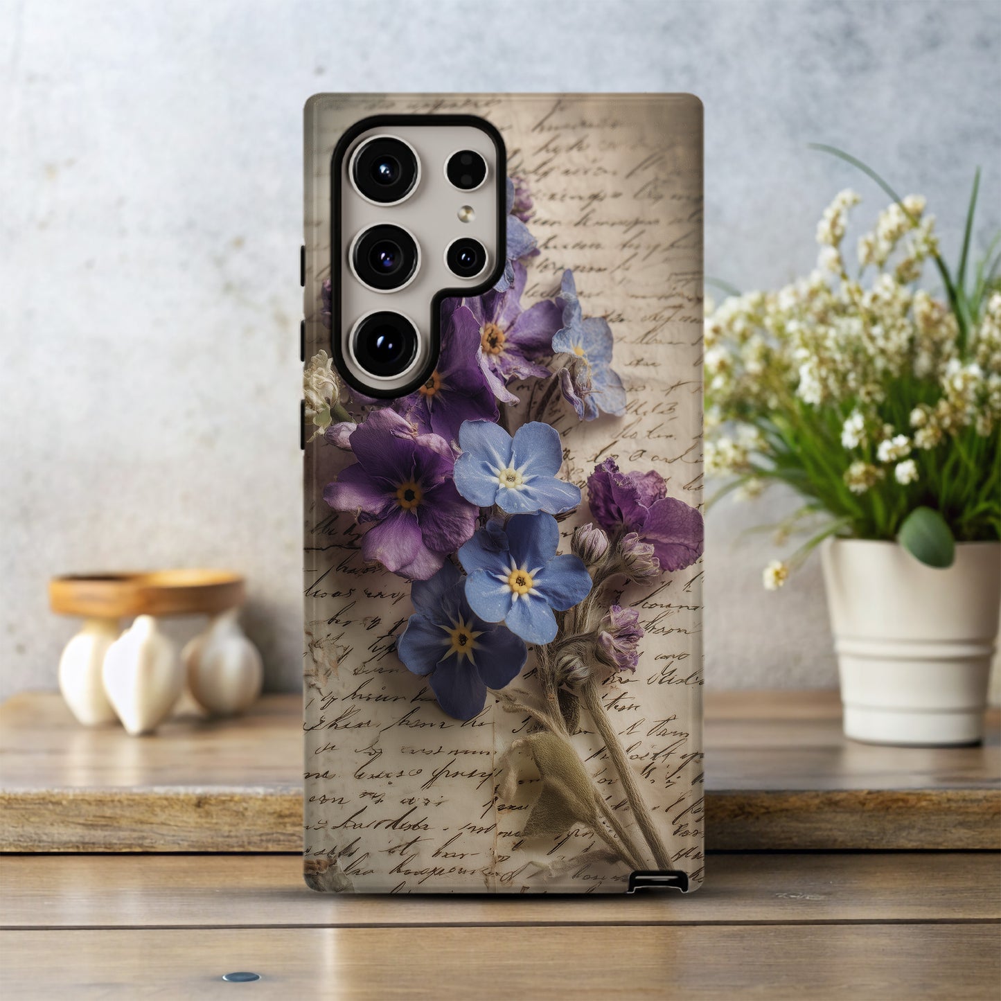 Forget-Me-Not Whisper Phone Case