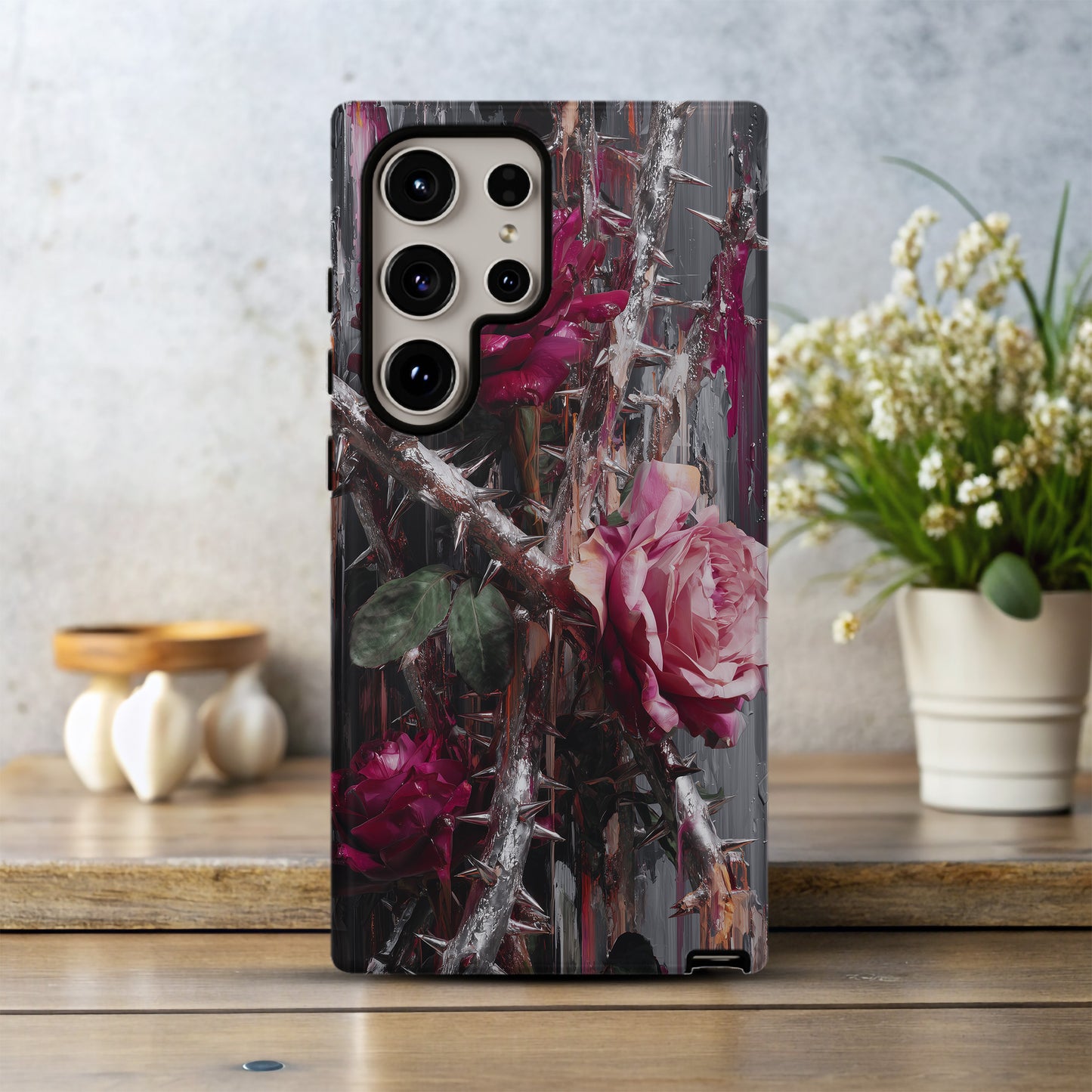 Crimson Thorns & Steel Roses Case