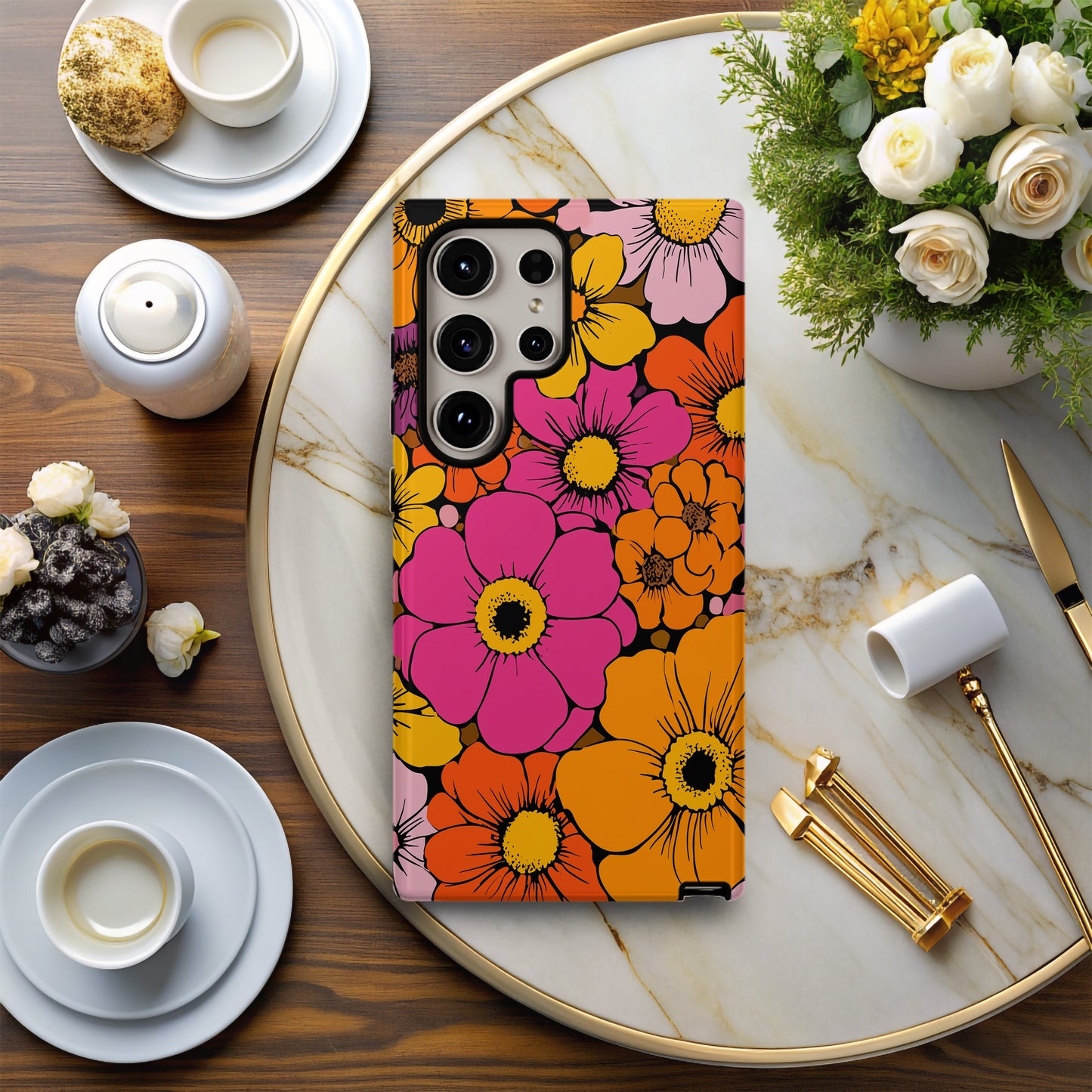 Retro Bloom Pop Art Case