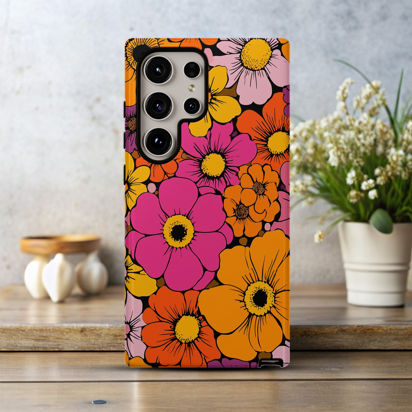 Retro Bloom Pop Art Case