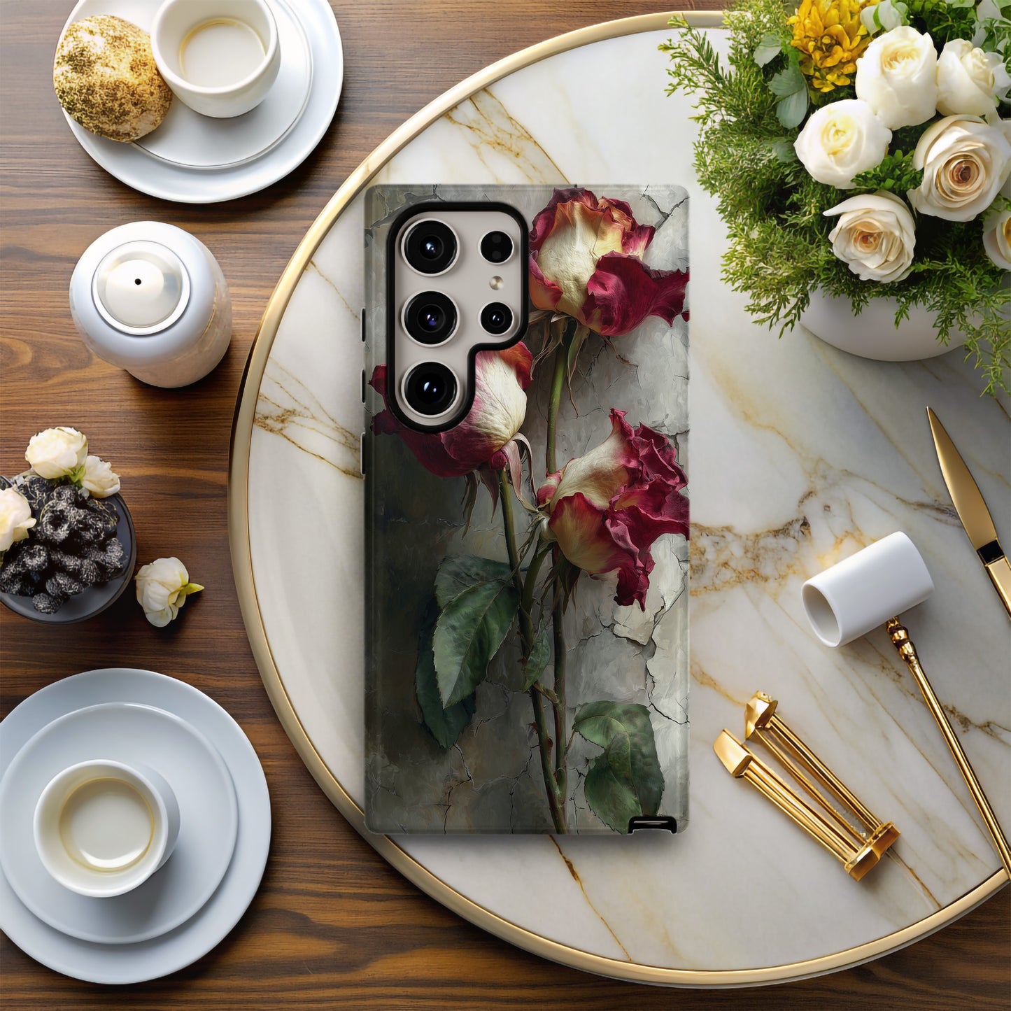 Fading Elegance Rose Case