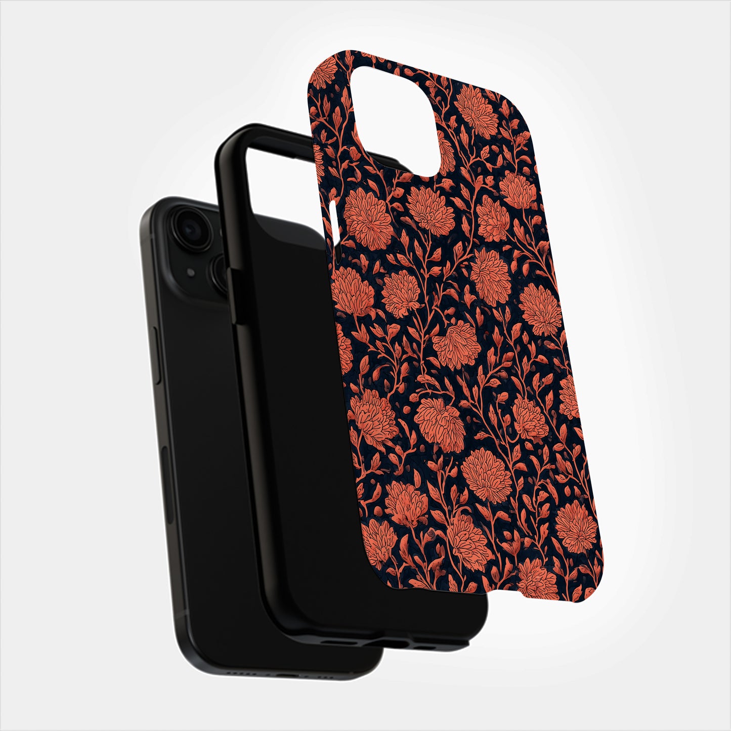 Indigo Marigold Block Print Case