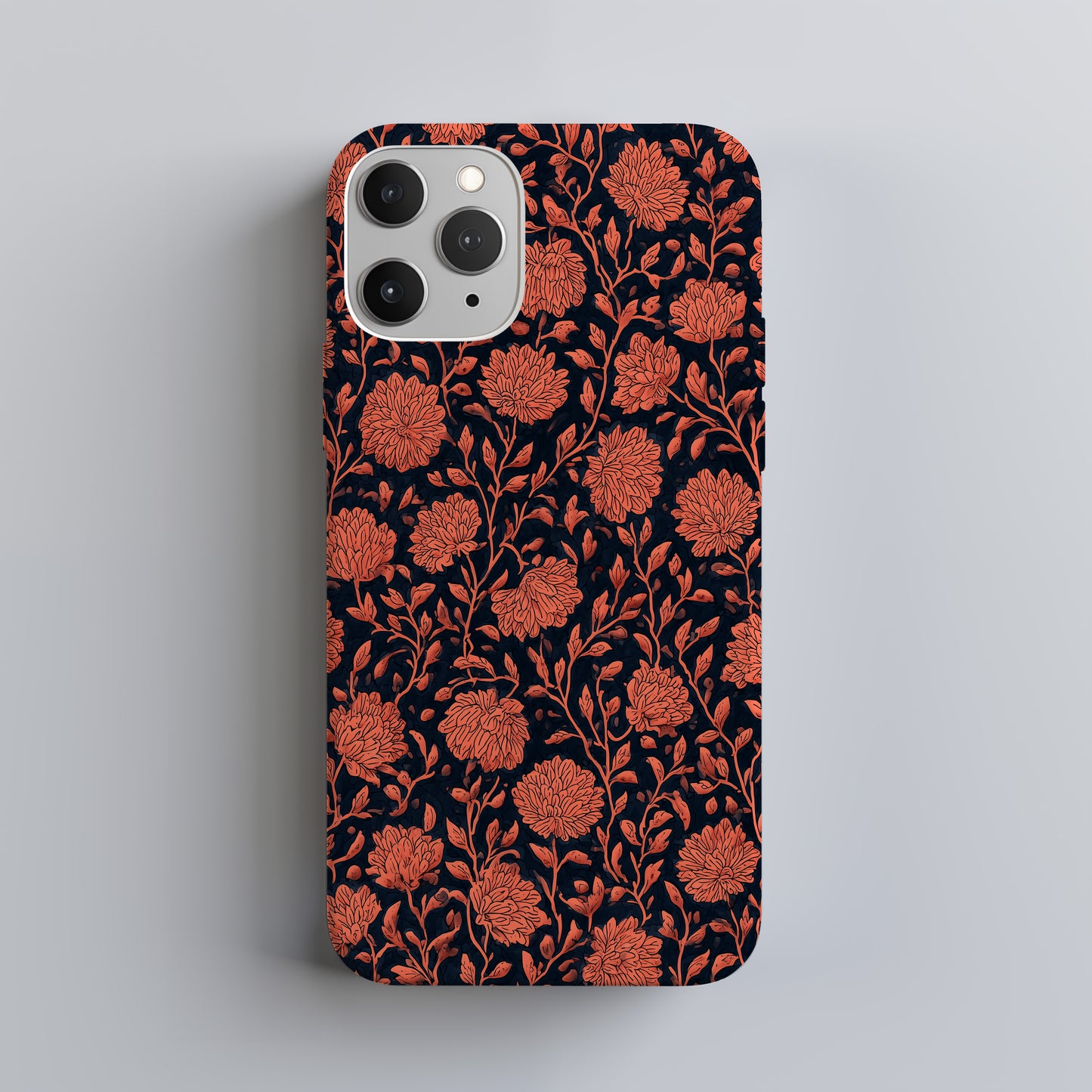 Indigo Marigold Block Print Case