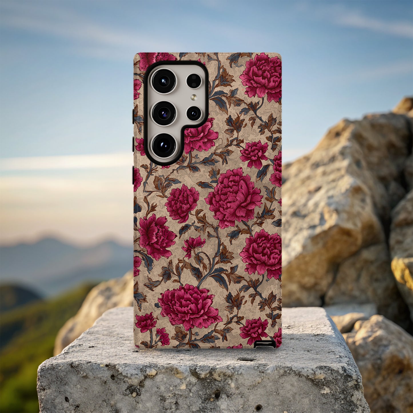 Vintage Peony Garden Case