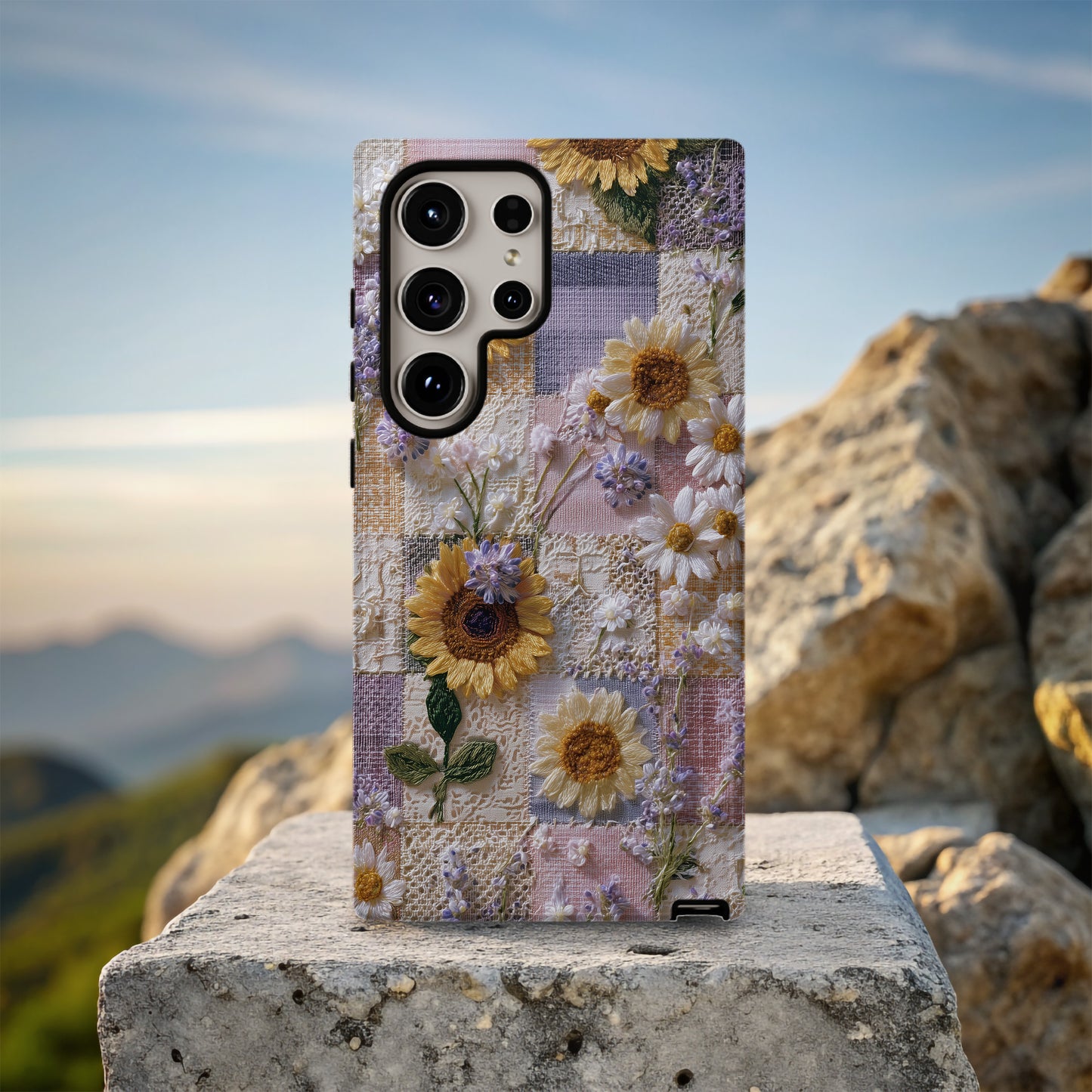 Sun-Kissed Patchwork Floral Case