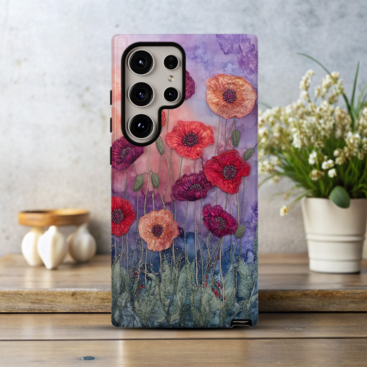 Velvet Poppies at Dusk