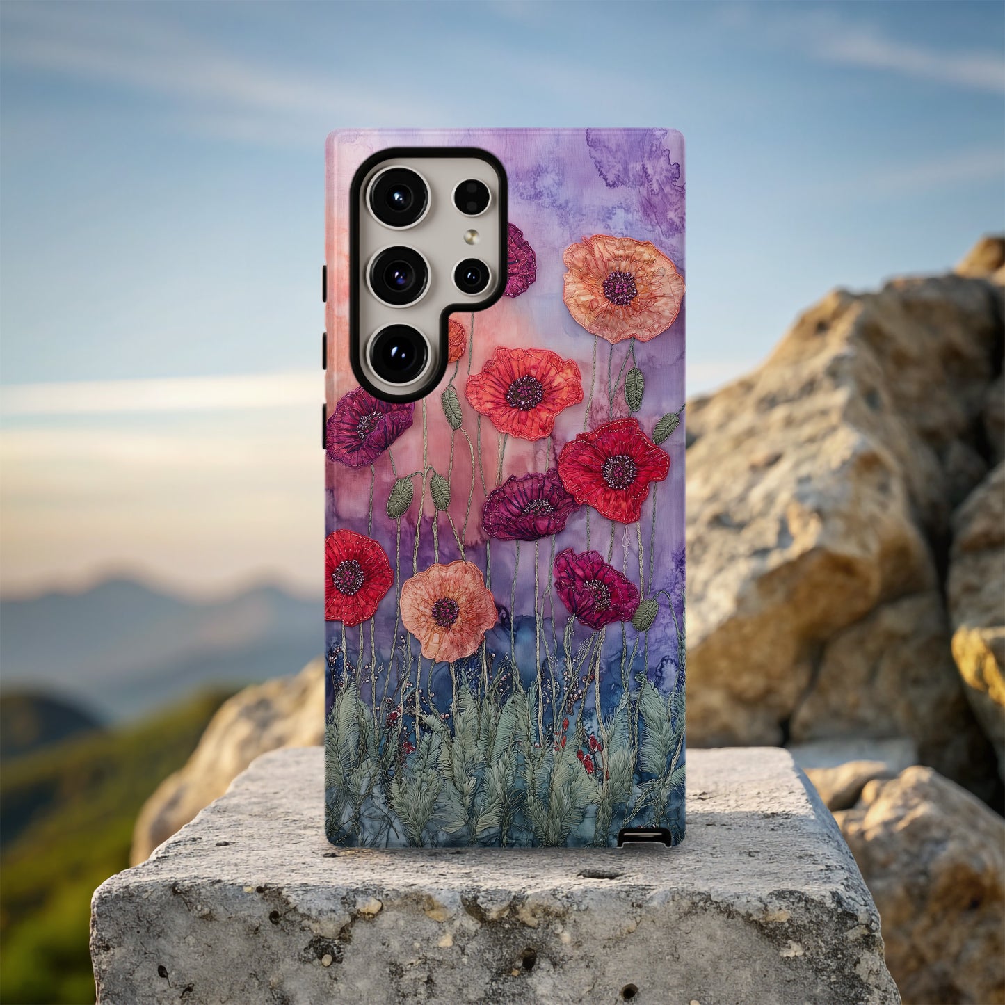 Velvet Poppies at Dusk