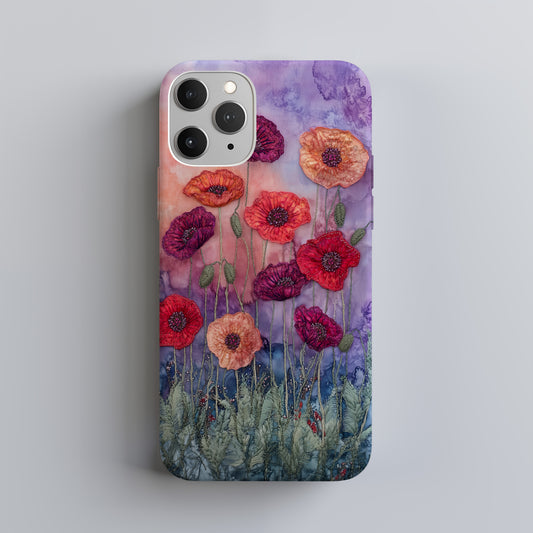 Velvet Poppies at Dusk