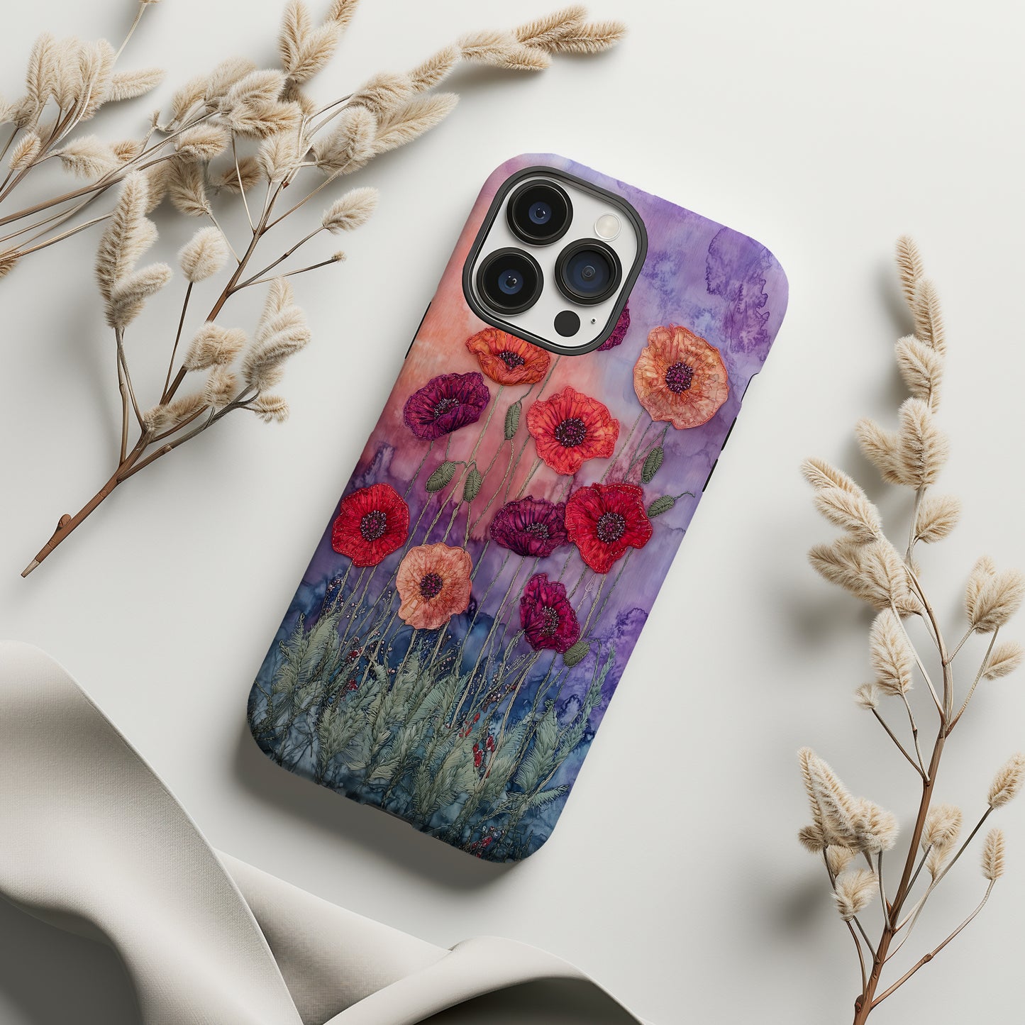 Velvet Poppies at Dusk