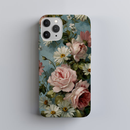 Vintage Daydreams: Roses & Daisies in Soft Bloom