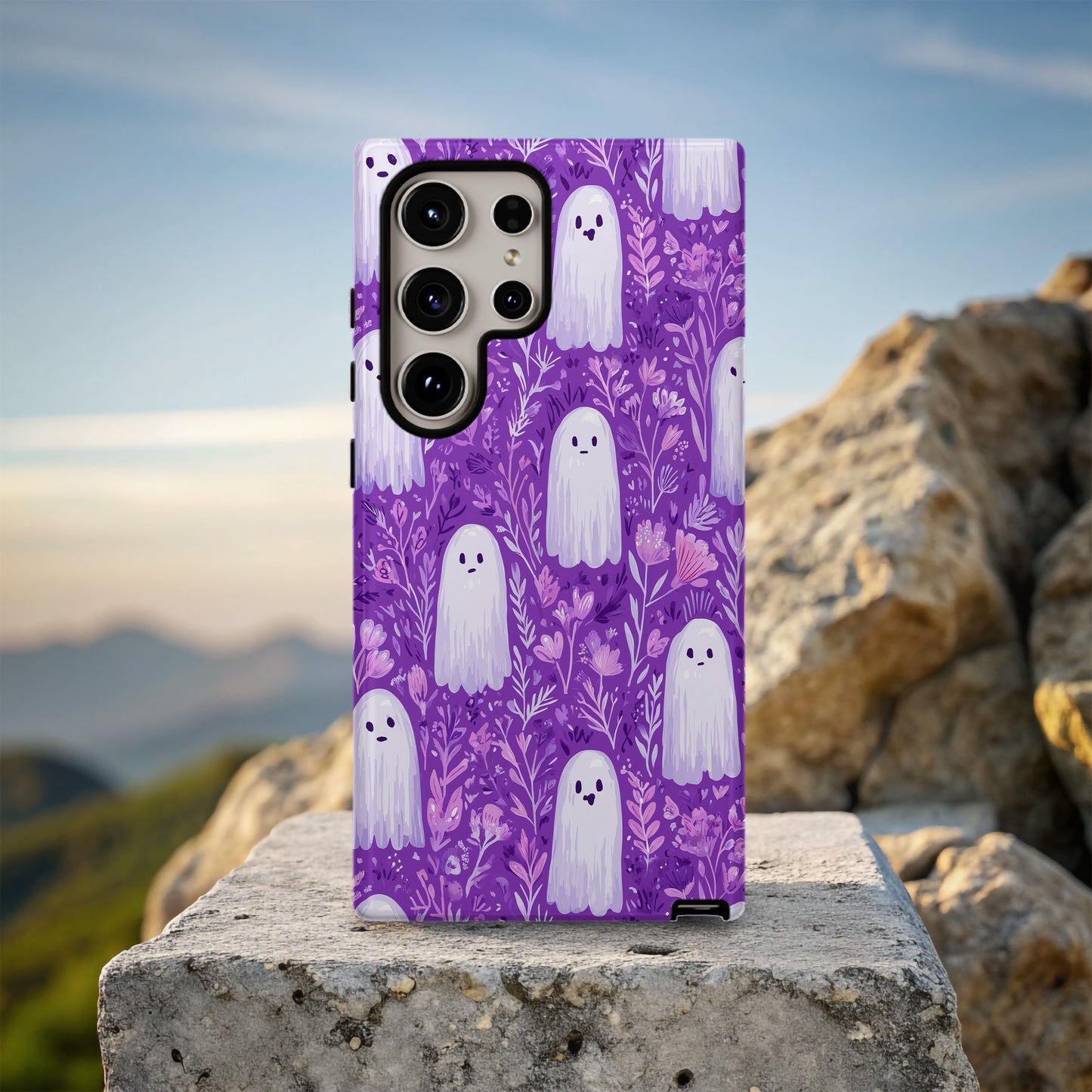 Boo-tanical Blooms: Playful Ghosts in a Garden of Charm