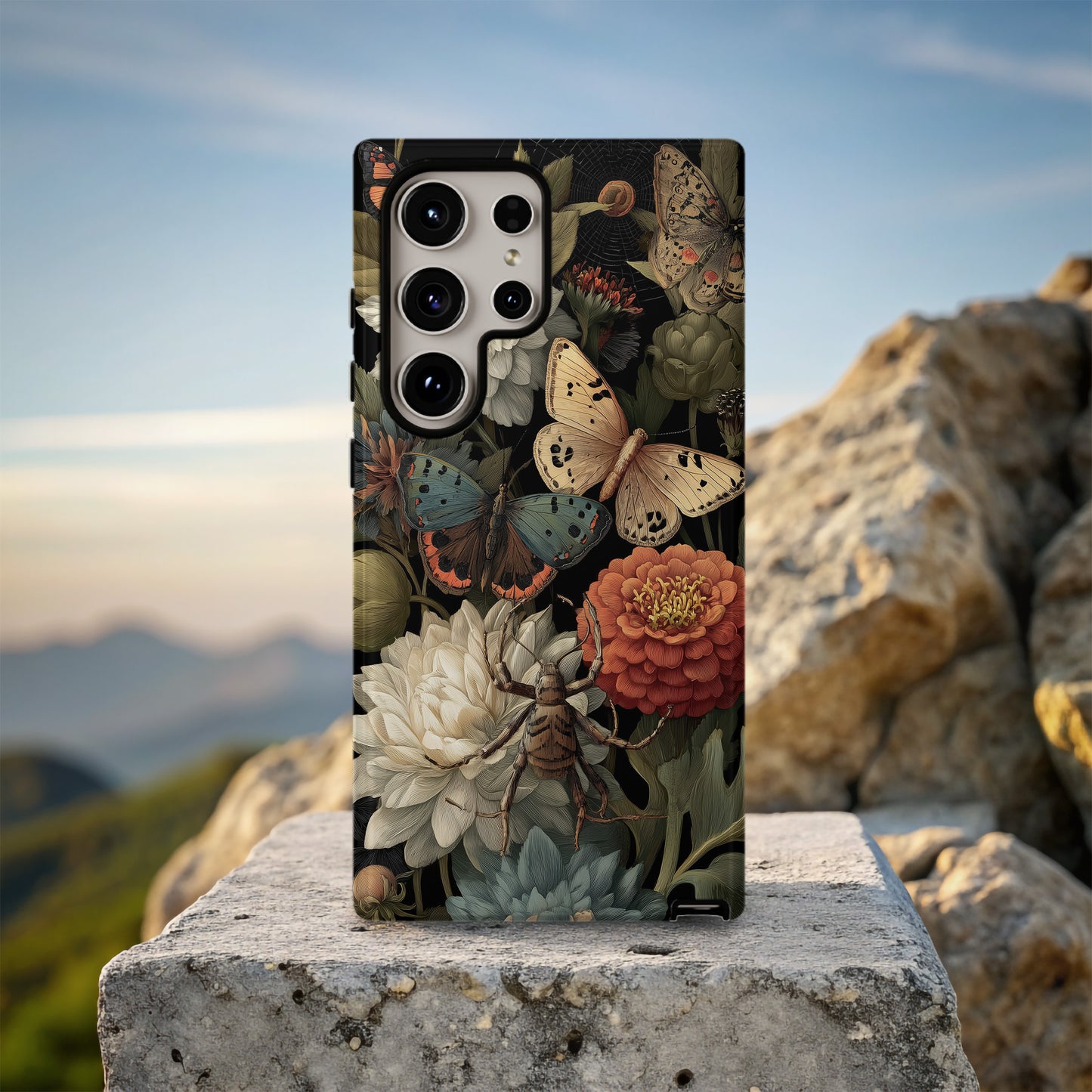 Garden of Shadows: Entomology & Blooms in Vintage Harmony