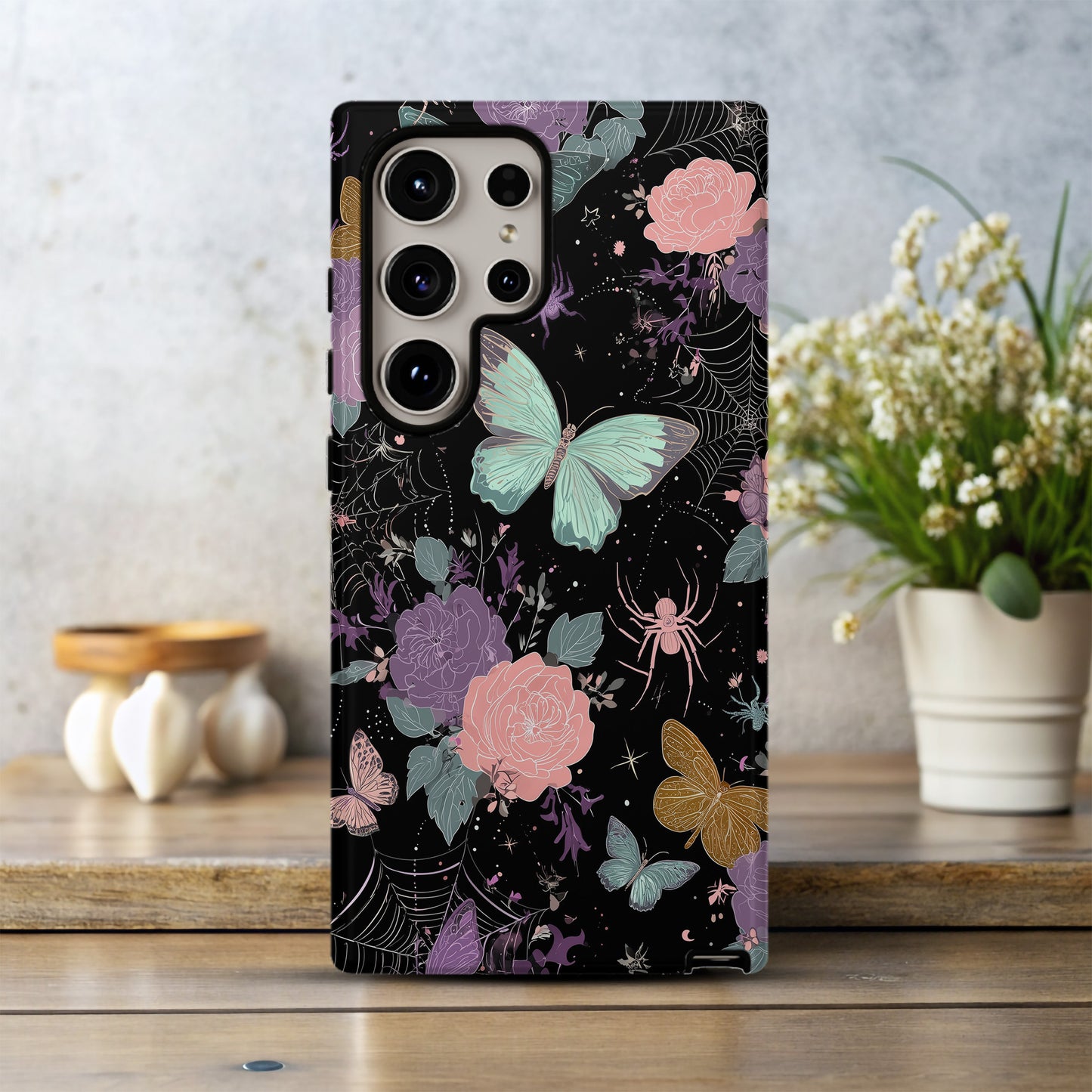 Midnight Garden: Enchanted Wings & Webs