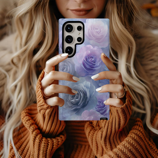 Ethereal Bloom: Lavender Mist Rose Elegance
