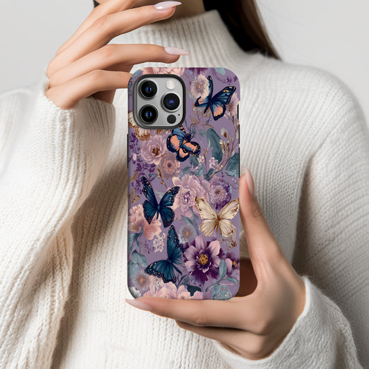 Twilight Flutter: Vintage Garden Reverie