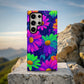 Electric Bloom: Y2K Neon Daisy Dreamscape